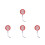 4Pièces Bâton De Traffic LED Double-Face Portable 4