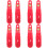 8Pcs Durable Red Planer Board Release Clips with Heavy Tension Buckle 7
