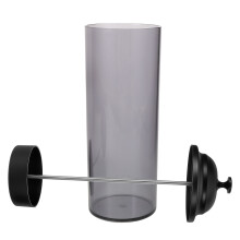 Drinks Straw Dispenser Holder With Brush And Countertop Bucket