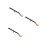 3Pcs Unfinished Violin Neck With And Ebony Fingerboard 9