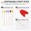 100Pcs Heart-Shaped Bamboo Fruit And Sushi Sticks Disposable 11