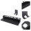 Wall-Mounted Curling Iron Rack Support For Home Salon Black 4