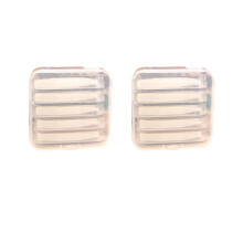 2 Boxes Of Colorful Lens Tweezer Lenses Inserter Lenses Clips (White)