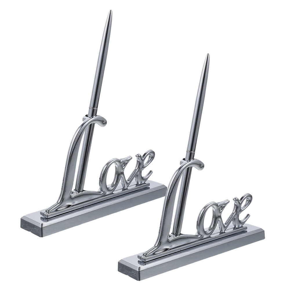 8 Pcs Wedding Guest Book Pen With Love Stand For Party Reception-image-OPC-PKXFG88-NEW