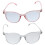 2Pcs Clear Frame Blue Light Blocking Glasses 1