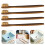 24 Pcs Bamboo Toothbrush Wooden With Bristles 10
