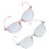 2Pcs Clear Frame Blue Light Blocking Glasses 7
