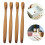 24 Pcs Bamboo Toothbrush Wooden With Bristles 11