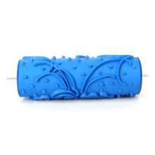 3pcs 5-Inch Diy Wall Decoration Empaistic Painting Roller (Blue)