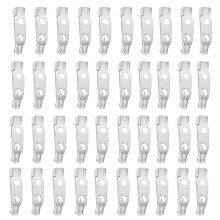 300 Pcs Iron Locking Pin Three-Holes Brooch Safety Pin For Jewelry Making
