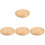 4Pcs Wood Chopping Board Tabletop Serving Plate Cake Cutting Board 4