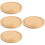 4Pcs Wood Chopping Board Tabletop Serving Plate Cake Cutting Board 9