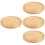 4Pcs Wood Chopping Board Tabletop Serving Plate Cake Cutting Board 8