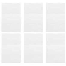 18 Pcs Acrylic Display Stands Transparent A6 Menu Shelf