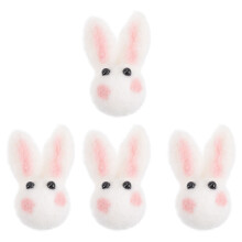 12 Pcs Easter Felt Ornament Diy Brooch Hairpin Craft Material
