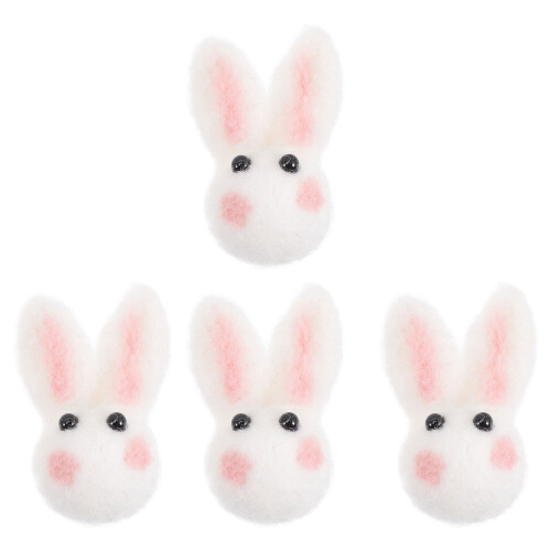 12 Pcs Easter Felt Ornament Diy Brooch Hairpin Craft Material
