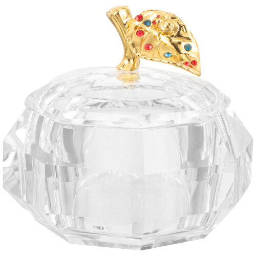 Glass Nail Liquid Holder Cup With Lid