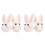 12 Pcs Easter Felt Ornament Diy Brooch Hairpin Craft Material 2