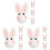 12 Pcs Easter Felt Ornament Diy Brooch Hairpin Craft Material 4