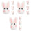 12 Pcs Easter Felt Ornament Diy Brooch Hairpin Craft Material 5