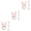 12 Pcs Easter Felt Ornament Diy Brooch Hairpin Craft Material 7