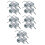 20Pcs Hydraulic Jack Handle Spring for Car Use Heavy Duty Silver Steel 11
