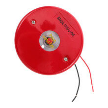 Red Fire Alarm Bell: Stainless Steel Manual For Warehouses Factories Marine