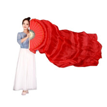 Silk Fan Veils For Women Belly Dance Performance Costumes And Accessories A Pair Color 9 M