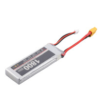 RC-LiPo-Batterie 7,4V 1800 mAh 25C 105x35x13mm Schwarz