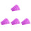80 Pcs Silicone Hair Roller Bands For Perm Rods Styling Replacement 4