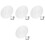 4Pcs Acrylic Turntable Mat Vinyl Record Protective Anti-Static Pad 4