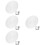 4Pcs Acrylic Turntable Mat Vinyl Record Protective Anti-Static Pad 8