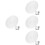 4Pcs Acrylic Turntable Mat Vinyl Record Protective Anti-Static Pad 7