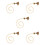 5Pcs Weaving Doorbell Chain For Dogs 8