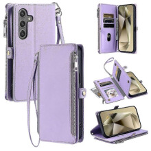 (Style E, Multicolor) Stylish Wallet Case for Galaxy A16 5G/4G - TPU & PU Leather Cover with Straps