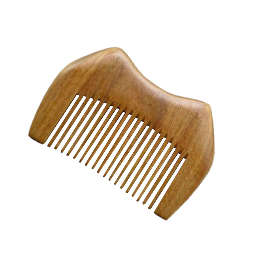 Ohphcall Unisex Green 3Pcs Portable Anti-Static Sandalwood Massage Comb For Women