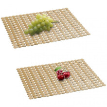 (Transparent Bronze) Non-slip Sink Mat with Heat Insulation and Anti-scalding Features for Kitchen Dinnerware