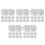 50 Pcs Dog Training Case Nose Sniffle Box Work Accessory Tool 3