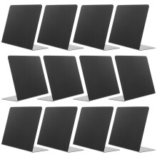 1Set Plastic Mini Chalkboard Sign with Stable Base for Shop Or Office