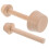 2Stk Holz Eier- -Form Doppelseitig Gebäck-Stempel Für Mini-Muffin 1