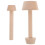 2Stk Holz Eier- -Form Doppelseitig Gebäck-Stempel Für Mini-Muffin 10