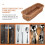 2Pcs Plastic Rattan Woven Basket For Tableware And Chopstick Storage 8