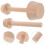 2Stk Holz Eier- -Form Doppelseitig Gebäck-Stempel Für Mini-Muffin 9