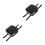 2Pcs Adjustable Wall Mounted Boxing Pad For Taekwondo Training 7