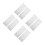 4Pcs White Ripped Fingerless Gloves Steampunk Punk Style 7