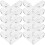60 Pcs Clear Acrylic Corner Brackets For Boxes Heavy Duty Detachable 3