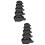 10 Pcs Plastic Weighing Cups Mini Scale Trays Storage Holder 7