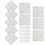 60 Sheets Mesh Screen Repair Patches Adhesive Window And Door Patch 3