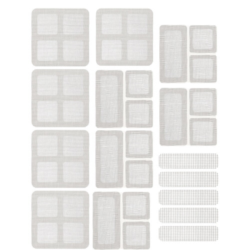 60 Sheets Mesh Screen Repair Patches Adhesive Window And Door Patch 1