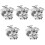 100 Sets Sublimation Blank Pins Diy Button Badge Craft Making 3